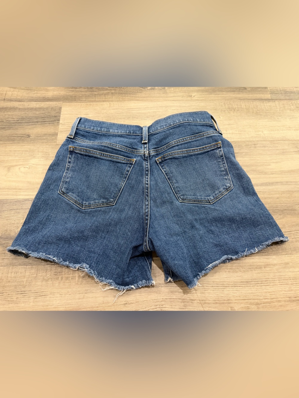 J. Crew Mid Length Denim Shorts - Picture 4 of 6